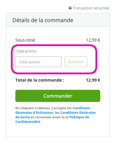 utiliser code promo Groupon
